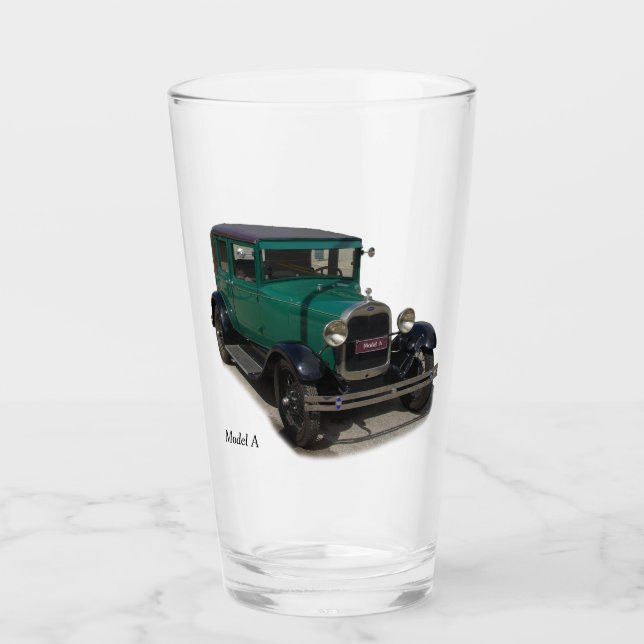 Grönt Typ A glas (Framsida)