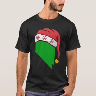 Grönt US för gåva för jul för Nevada jul gullig T Shirt