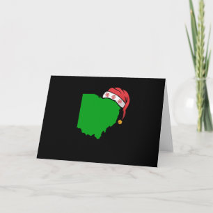 Grönt US för gåvan för jul för Ohio jul påstår Kort