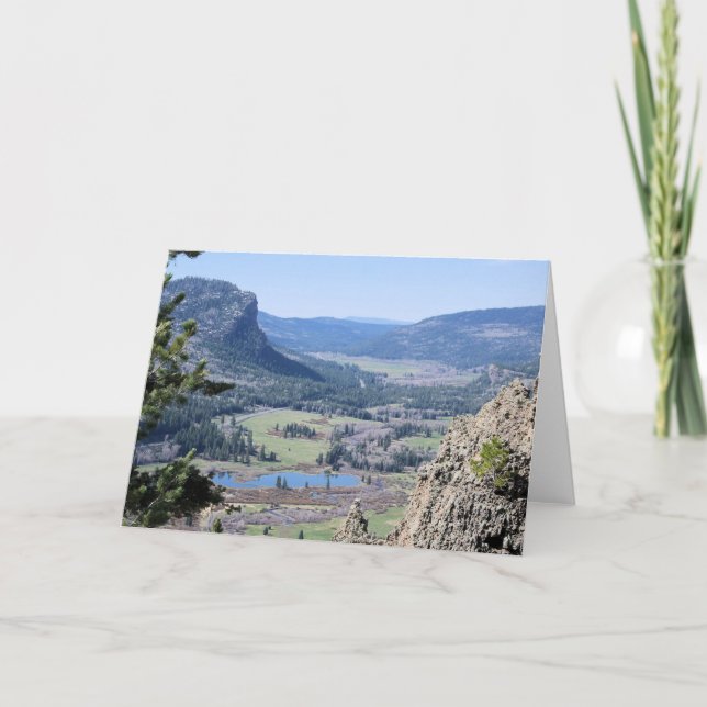 Grönt Valley Colorado Greeting Card Kort (Framsida)
