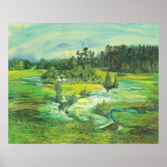 grönt valley poster (Framsidan)