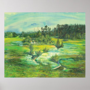 grönt valley poster