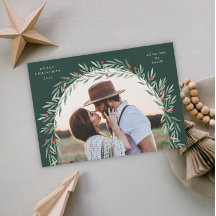 Grönt valv Modern Script Foto Jul