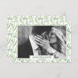 Grönt Vår Botaniska Örter Spara datum Inbjudningar