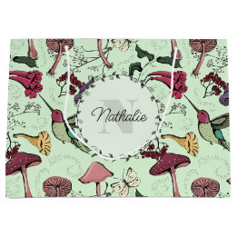 Grönt Vår Garden Hummingbird Blommigt