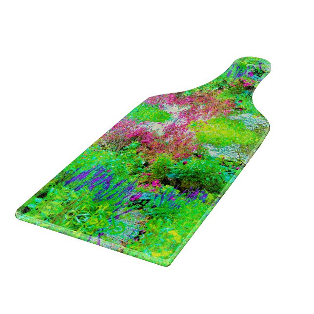 Grönt Vår Garden Landscape med ponnyer (Hörn)