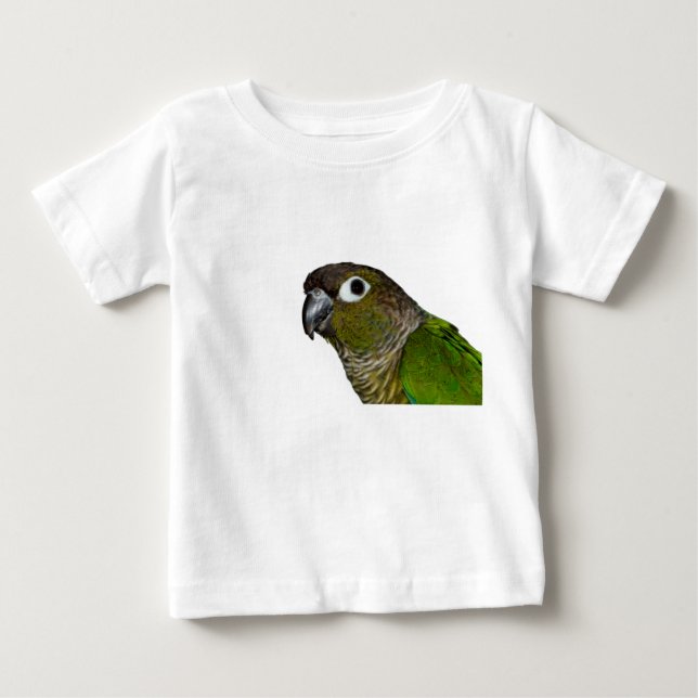 Grönt varade fräck mot Conure Tee Shirt (Framsida)