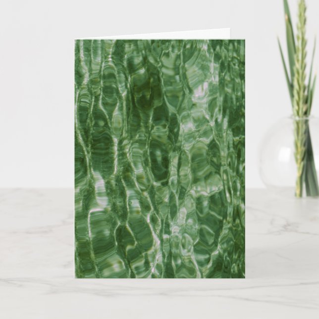 Grönt vatten kort (Framsida)