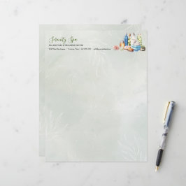 Grönt Vattendagsdag i Spa och Hälsa Brevhuvud