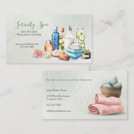 Grönt Vattendagsdag i Spa och Hälsa Visitkort