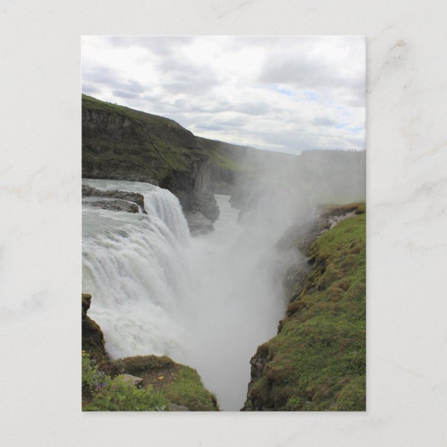 Grönt Vattenfall Vykort (Framsida)