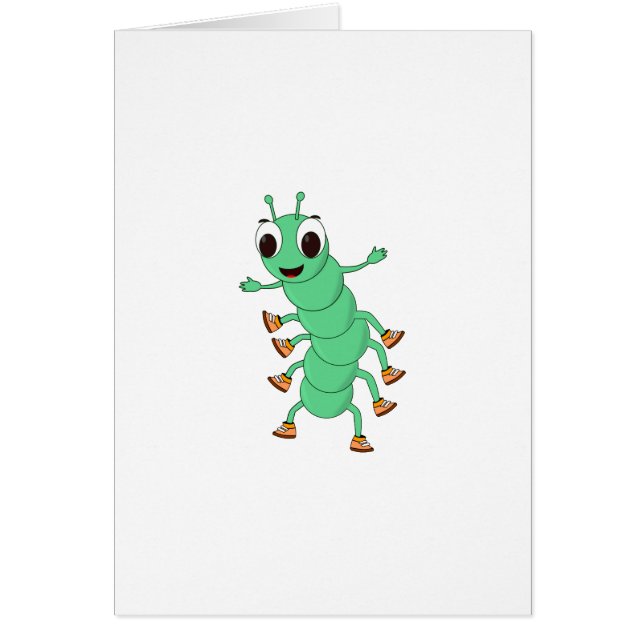 Grönt-vattenpelare Hälsningskort (Framsidan)