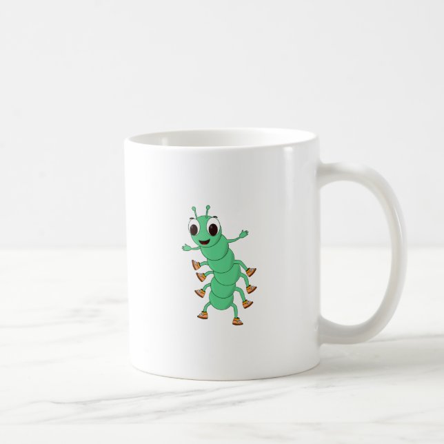 Grönt-vattenpelare Kaffemugg (Höger)