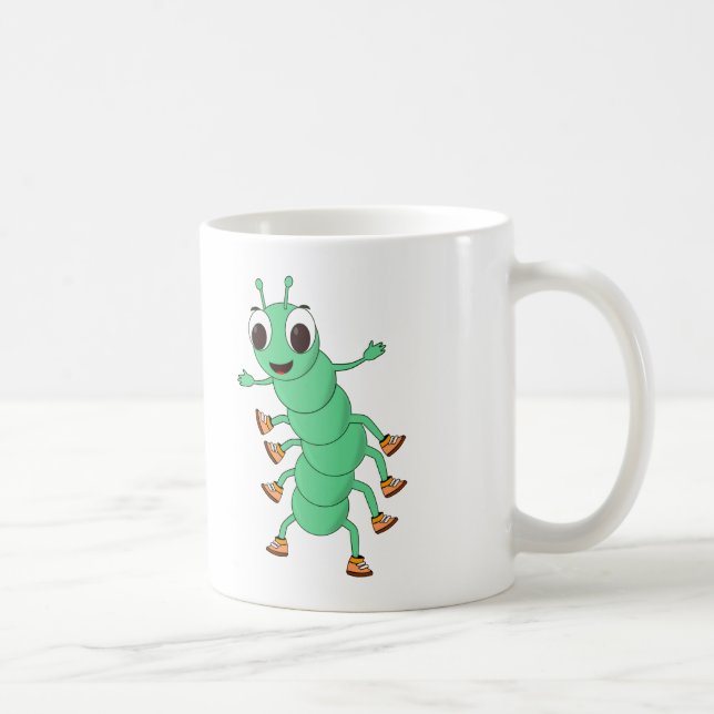 Grönt-vattenpelare Kaffemugg (Höger)