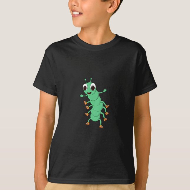 Grönt-vattenpelare Tee Shirt (Framsida)