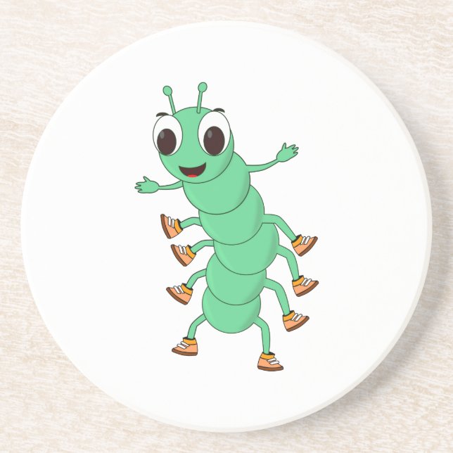 Grönt-vattenpelare Underlägg Sandsten (Framsidan)