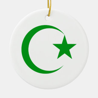 Grönt växande & Star.png Julgransprydnad Keramik