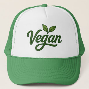 Grönt Vegan Hat Keps