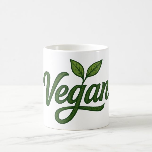Grönt Vegan Kaffemugg (Center)