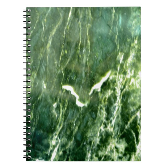 Grönt Verde Alpi Marble Anteckningsbok (Framsidan)
