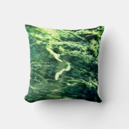 Grönt Verde Alpi Marble Kudde