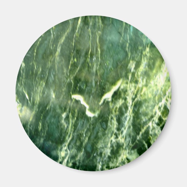 Grönt Verde Alpi Marble Magnet (Framsidan)