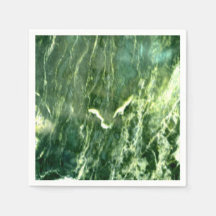 Grönt Verde Alpi Marble Pappersservett