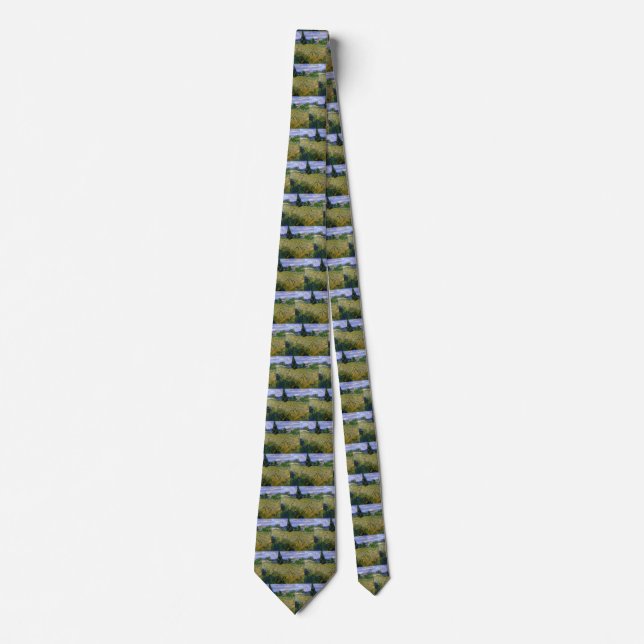 Grönt vetefält med cypress av Vincent van Gogh Slips (Framsida)