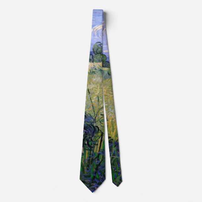 Grönt vetefält med cypress av Vincent van Gogh Slips (Framsida)