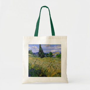 Grönt vetefält med cypress av Vincent van Gogh Tygkasse