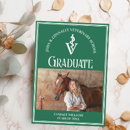 Grönt Veterinary School Photo Anpassningsbar Stude Meddelande