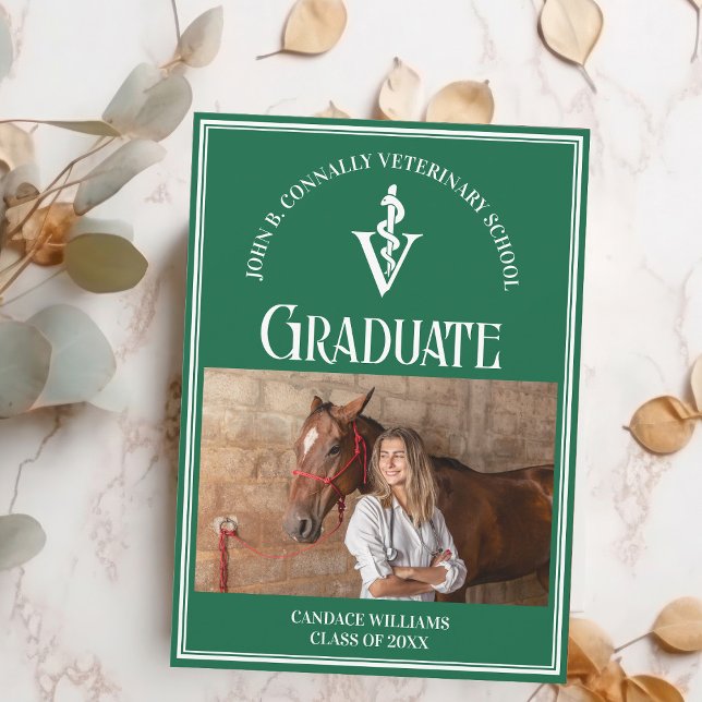 Grönt Veterinary School Photo Anpassningsbar Stude Meddelande (Skapare uppladdad)