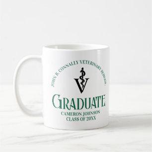 Grönt Veterinary School Studenten Anpassningsbar Kaffemugg