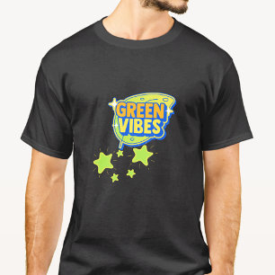 Grönt Vibes, Världsmiljödagen, Spara Jord T Shirt