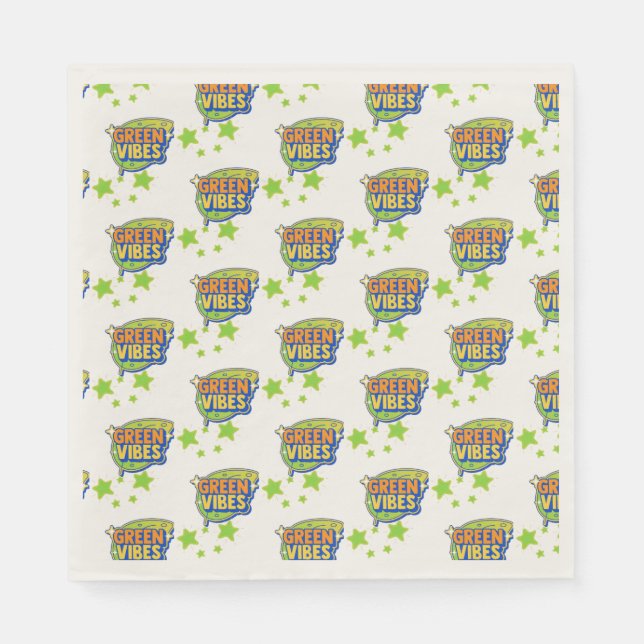 Grönt Vibes, Världsmiljödagen, Spara jorden Pappersservett (Framsidan)