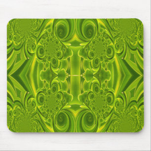 Grönt Vibrant Struktur Mousepad Musmatta