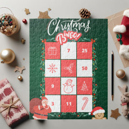Grönt vid julfesten Bingo Jigszawa Puzzle Pussel