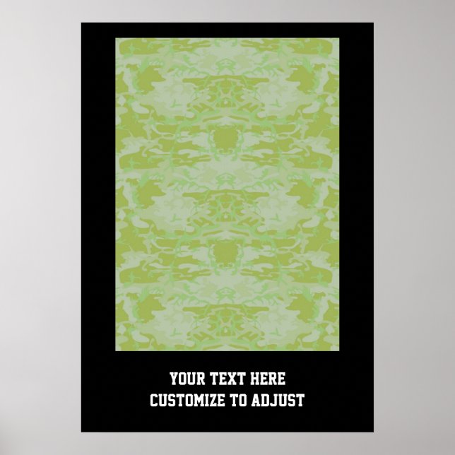 Grönt-videokamera Poster (Framsidan)