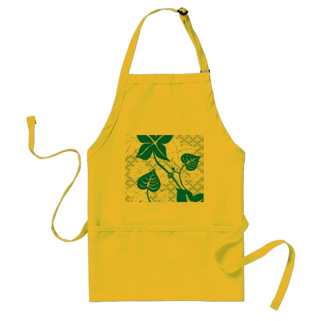 Grönt Vines Apron Förkläde (Framsidan)
