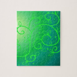 Grönt Vines Irish Tur Ireland Plant Flowers Art Pussel