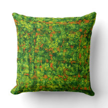 Grönt virtuell träd-bark, med små rödfläckar