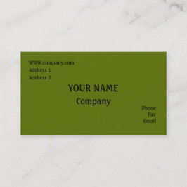 Grönt Visitkort