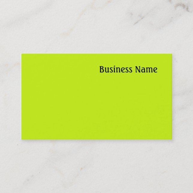 Grönt Visitkort (Framsida)