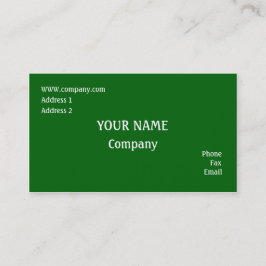 Grönt Visitkort