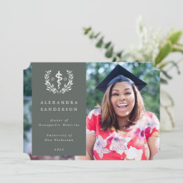 Grönt+Vit Doktor i foto av osteopatisk medicin Meddelande