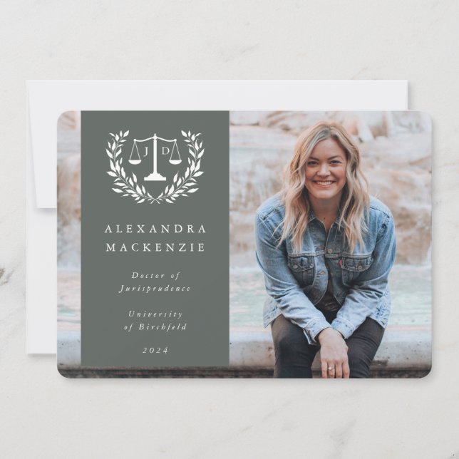 Grönt + Vit JD-lag skalar utandningsfoto för Laure Meddelande (Framsida)