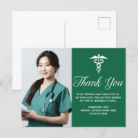 Grönt Vit medicinsk Caduceus Photo Tack