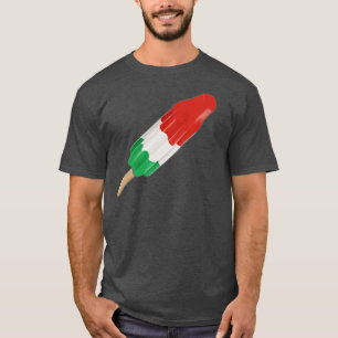 Grönt Vit och röd raketcirkel T Shirt