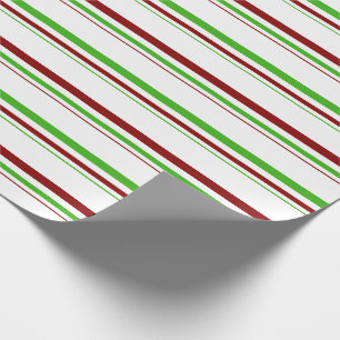 Grönt, vit, röd Färgad jul-Stil Mönster Presentpapper