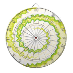 Grönt vit slips färg swirl coola rad darttavla